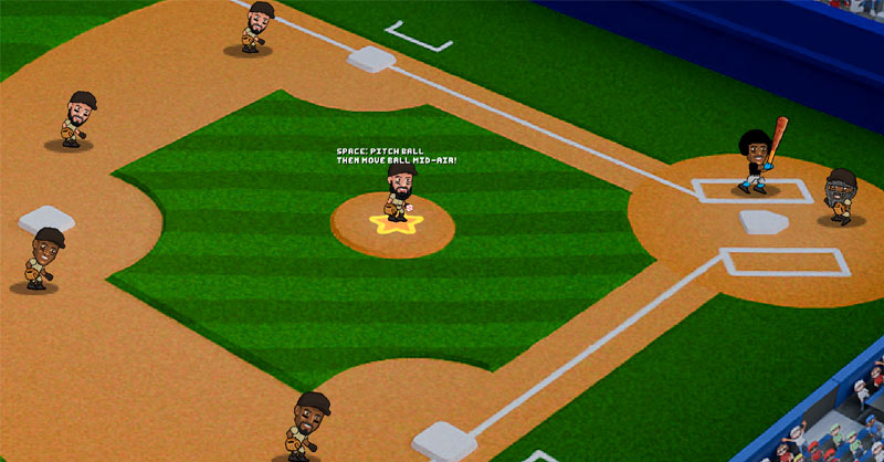 Baseball Bros gameplay description