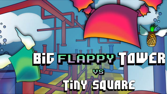 Big Flappy Tower Tiny Square gameplay description