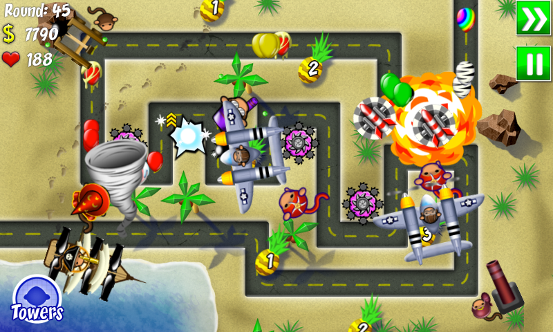 Bloons Tower Defense 4 gameplay description