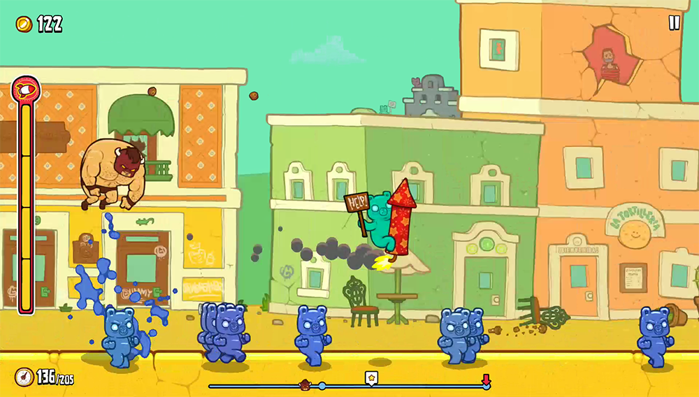 Burrito Bison gameplay description