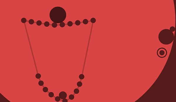 CircloO 2 minimalist circle physics puzzle level