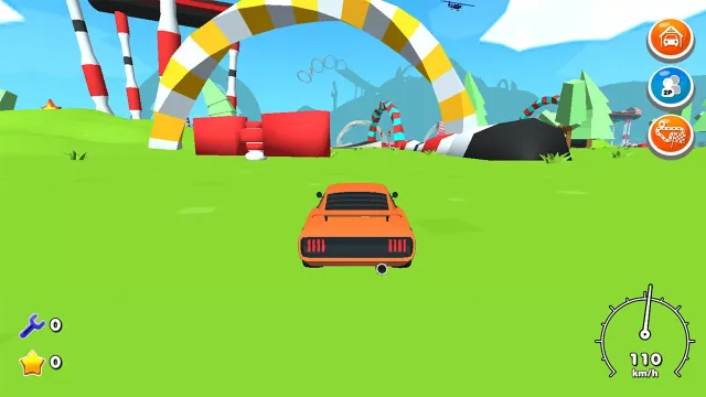 Crazy Cars vehicle selection and handling comparison