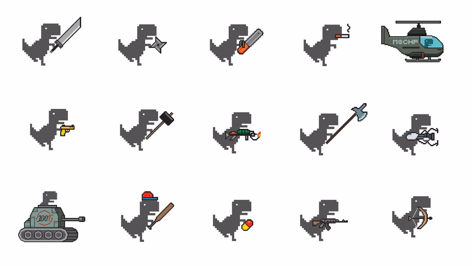 Dinosaur Chrome game high score and obstacle dodging