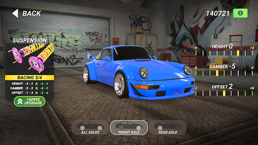 Drift Hunters tuning garage and score multiplier