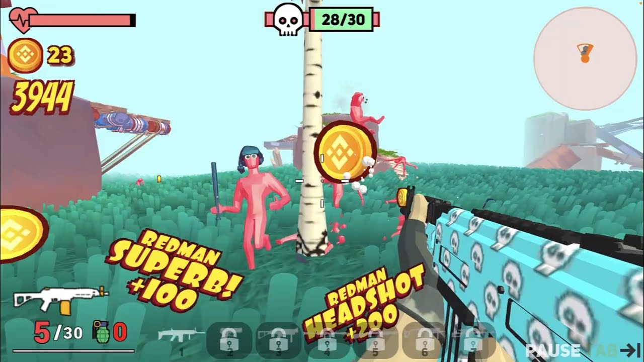 Funny Shooter 2 - weapon upgrades between rounds
