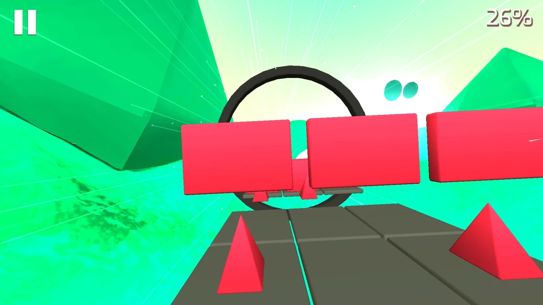 Glitch Dash trap sequence cleared in perfect sync
