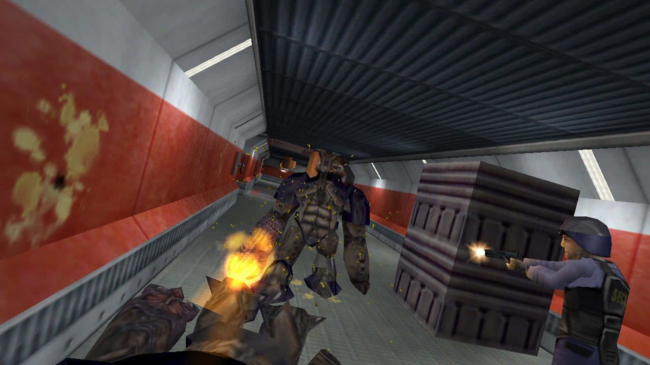 Half-Life arsenal weapons gauss cannon and crowbar