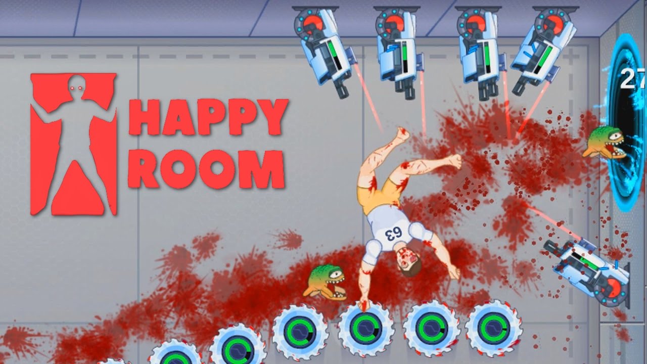 Happy Room crash dummy with weapon placement arsenal