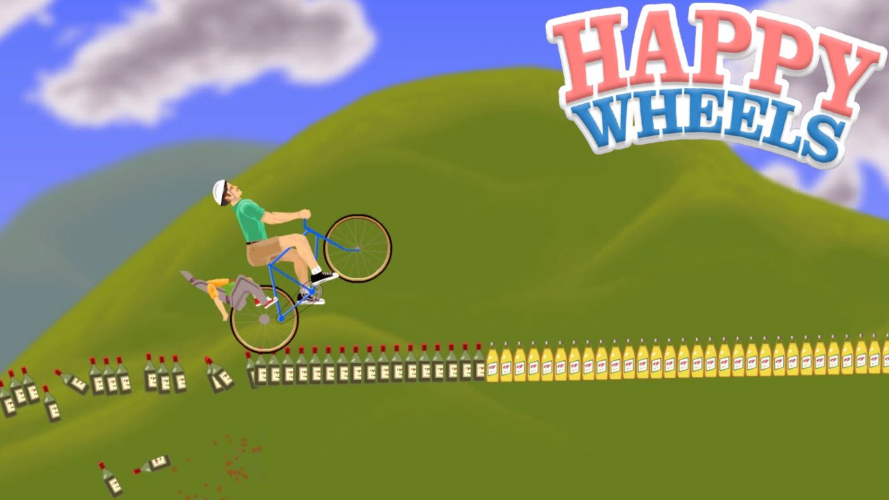 Happy Wheels community level editor user-made stages