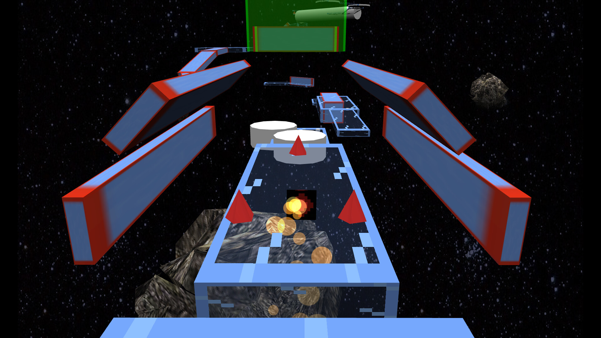 Ice Dodo - precision navigation through obstacles on ice