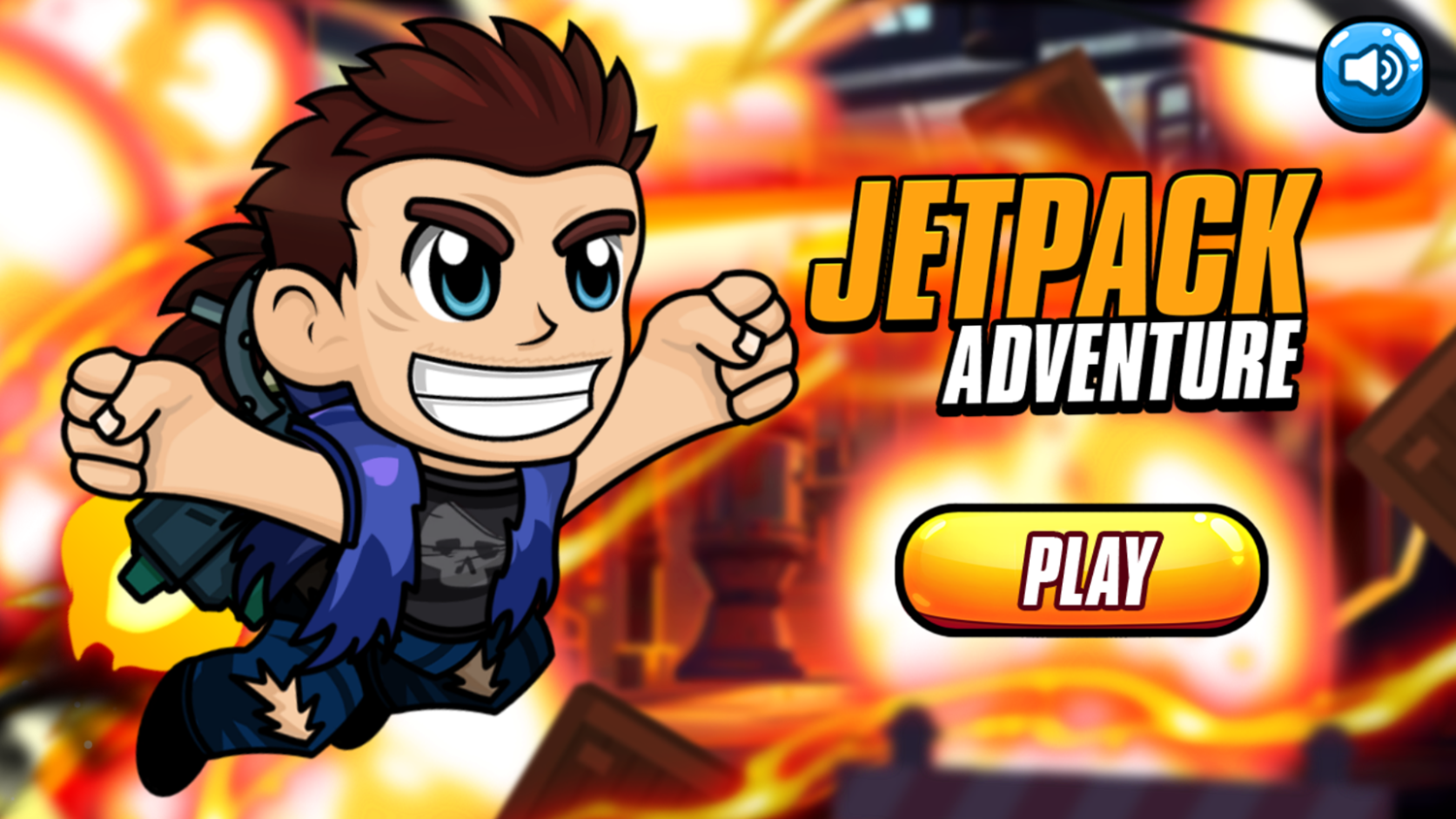 Jetpack Adventure - flying through cave obstacles with jetpack