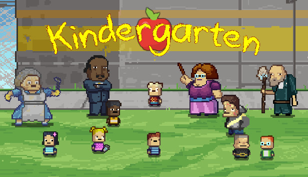 Kindergarten - dark comedy classroom with dangerous characters