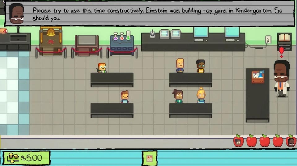 Kindergarten 2 - branching mission choices during class periods
