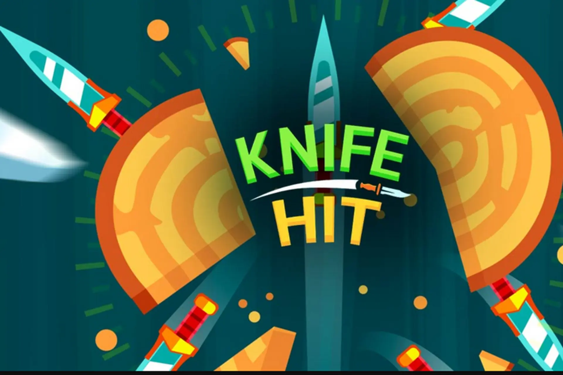 Knife Hit - throwing blades into gaps between spinning knives