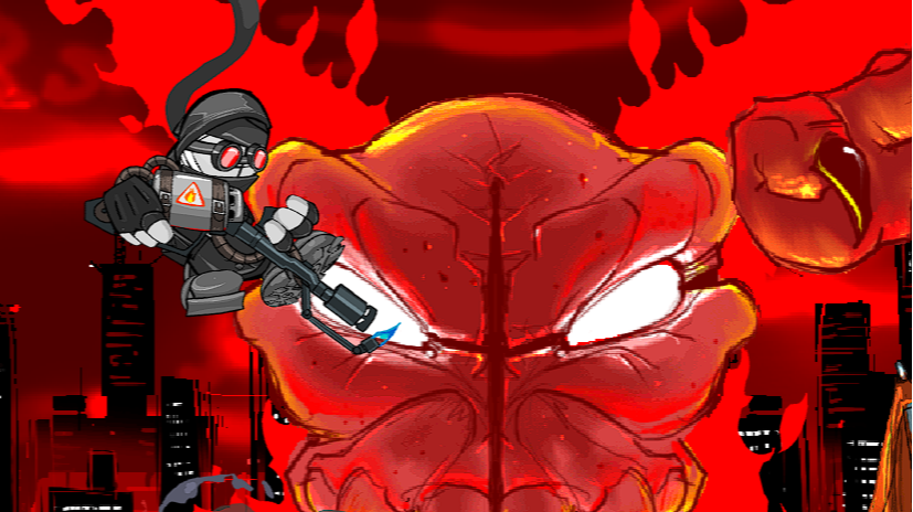 Madness Accelerant - Hank combat in Nevada arena with wolf waves