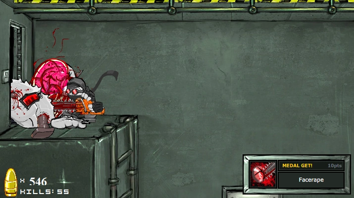 Madness Accelerant - Newgrounds aesthetic with escalating combat