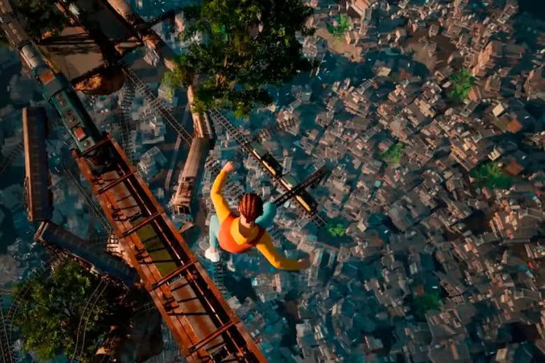 Only Up! - high altitude view of climbing path with no checkpoints