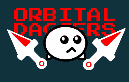 Orbital Daggers - neon space arena with orbiting blades and enemy waves