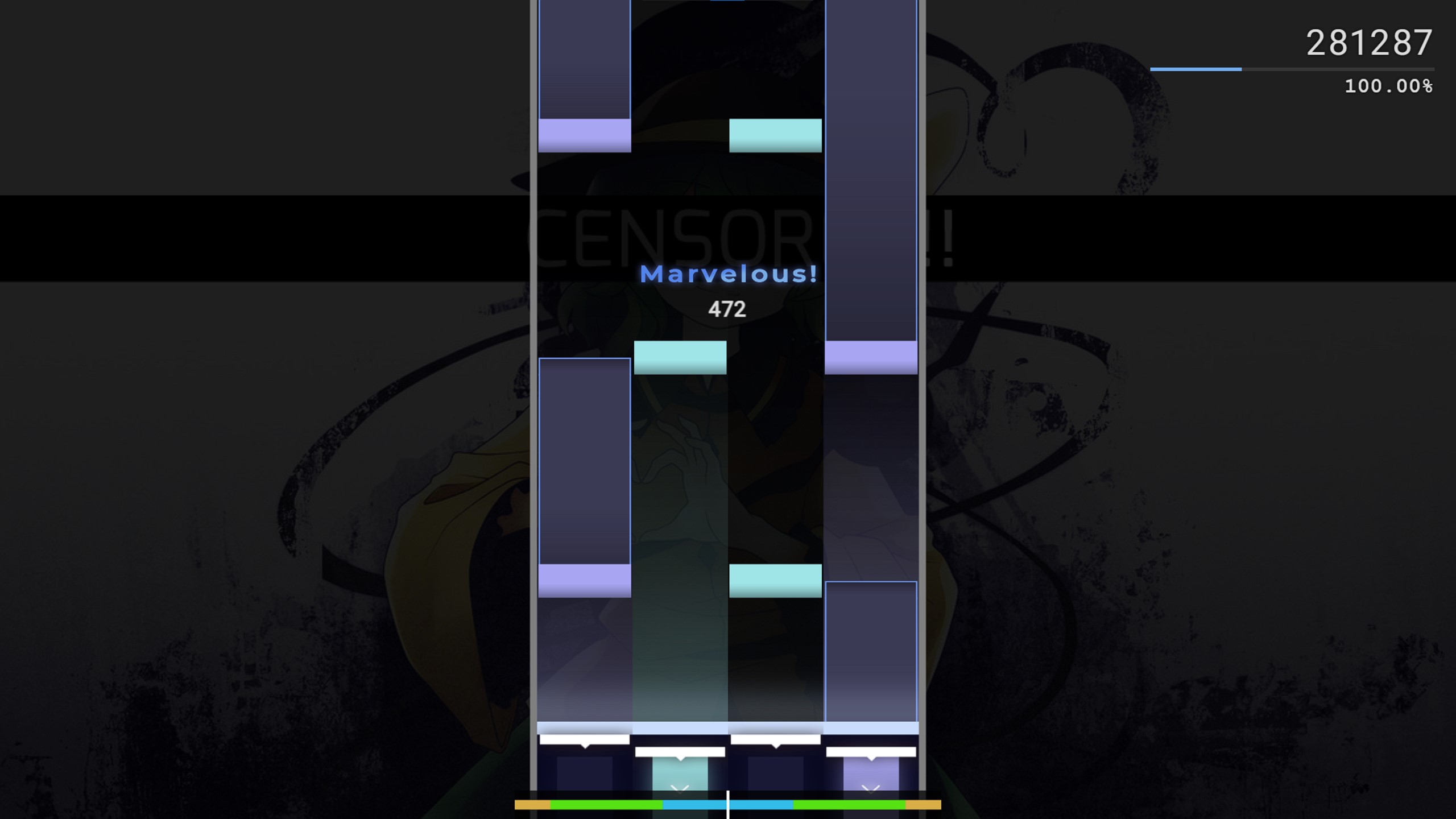 osu!mania - community beatmap library with varied difficulty charts
