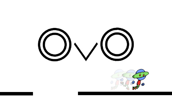 OvO - minimalist black-and-white platformer with slide-boost mechanics