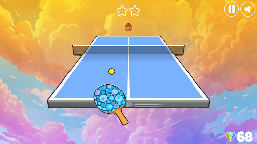 Ping Pong Go opponent AI match with score display