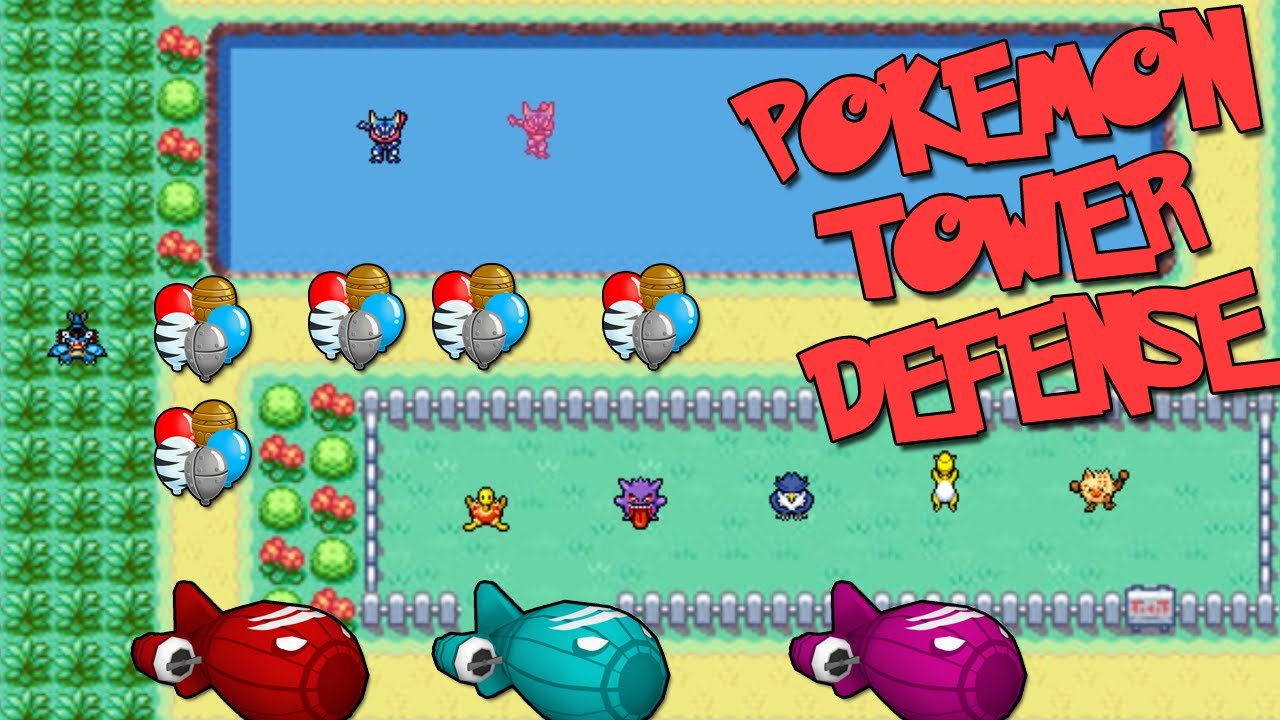 Pokemon Tower Defense catching wild Pokemon between waves