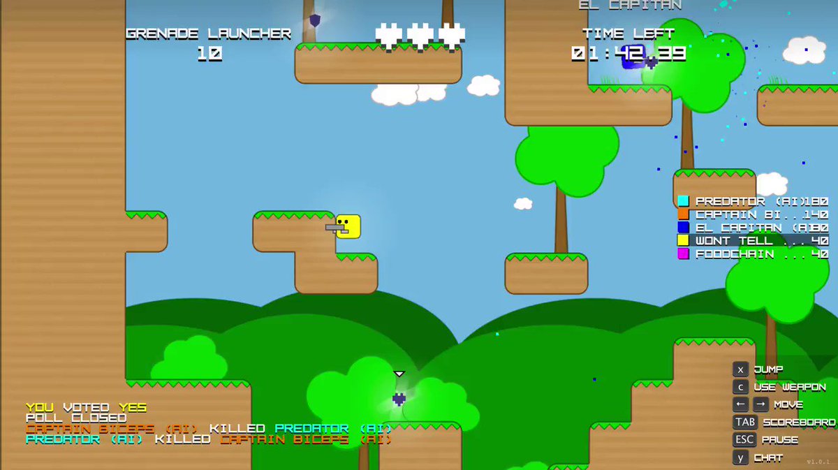 SuperBrawl multiplayer platformer gameplay